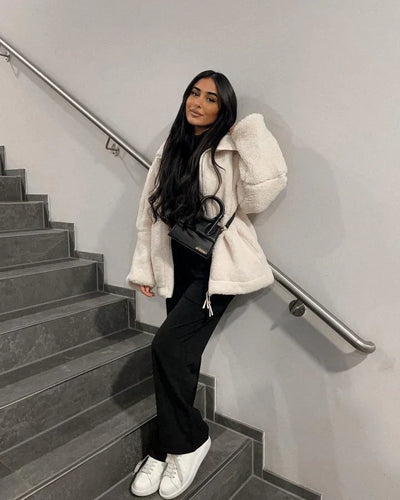 Myk varm vinterjakke